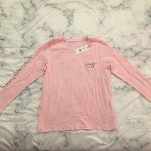 Vineyard vines long sleeve pink shirt